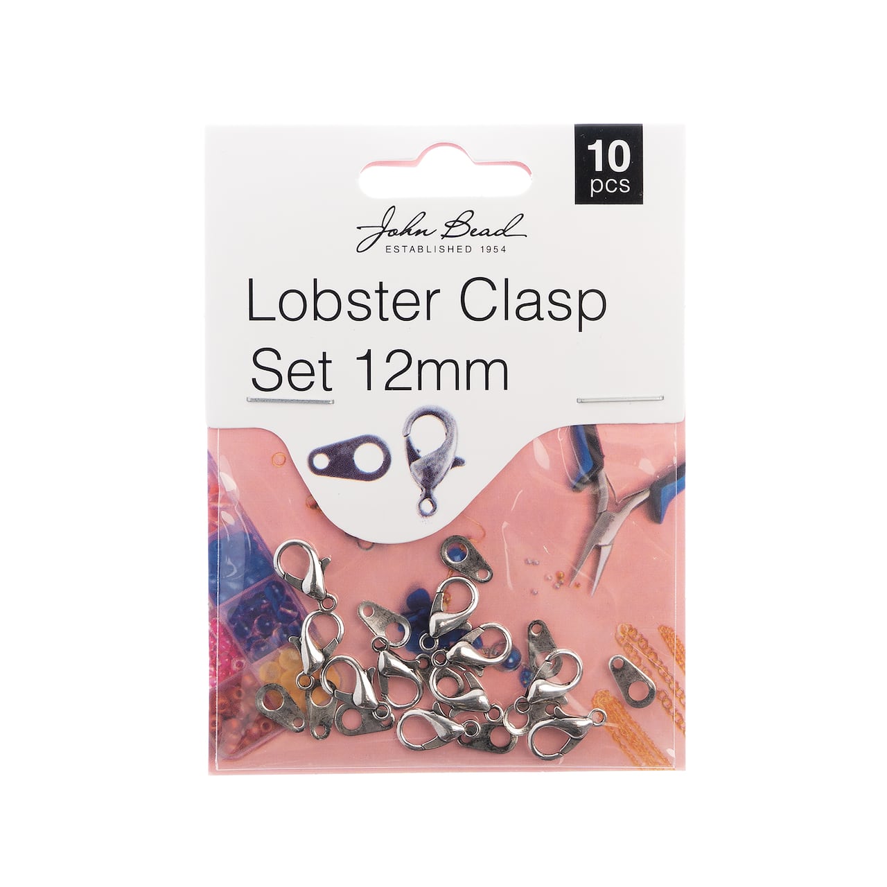John Bead Must Have Findings 12mm Lobster Clasps